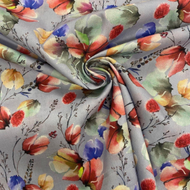 Fabric Remnant - Floral Print viscose - 90cms x 140cms (Copy)