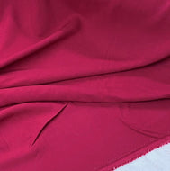Fabric Remnant - Claret Viscose - 40cms x 140cms