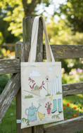 Country Garden Applique Tote Bag Pattern