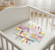Taggy Blanket Pattern (2 sizes)