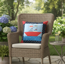 Load image into Gallery viewer, Nautical Boat Cushion Pattern
