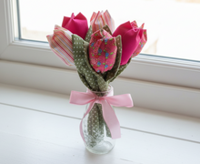 Load image into Gallery viewer, Fabric Tulip Pattern