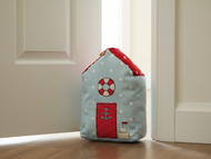 Beach hut doorstop pattern
