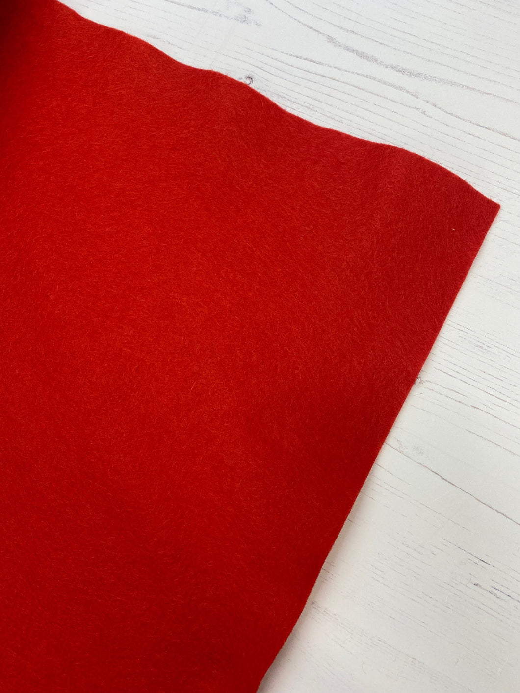 Red Felt Fabric - 1/2mtr