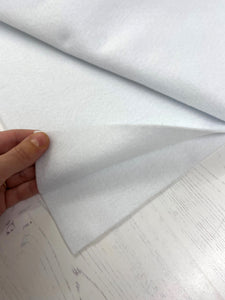 White Felt Fabric - 1/2mtr