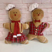 Load image into Gallery viewer, Gingerbread Characters Sewing Kit