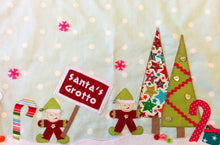Load image into Gallery viewer, Santa&#39;s Grotto Table Runner Pattern
