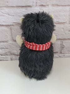 Grey fur fabric -1/2 metre