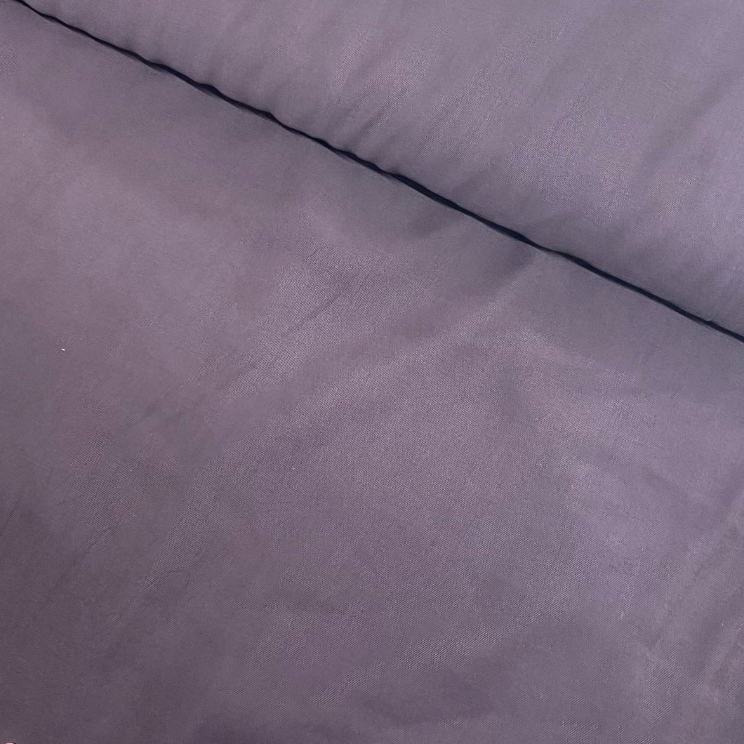 Cupro black/aubergine x 1/2mtr - Dressmaking Fabric