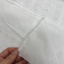 Load image into Gallery viewer, Embroidery Anglaise x 1/2mtr - Black or White