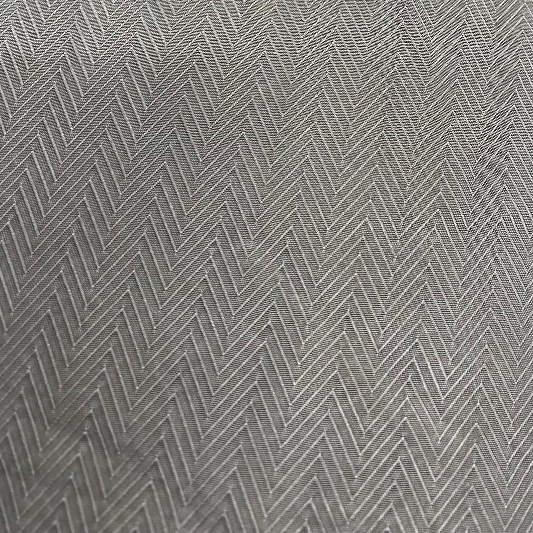 Cupro grey herringbone x 1/2mtr - Dressmaking Fabric