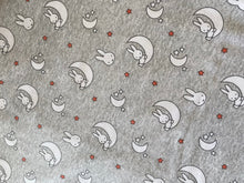 Load image into Gallery viewer, Miffy bunny grey jersey fabric - 1/2mtr