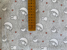 Load image into Gallery viewer, Miffy bunny grey jersey fabric - 1/2mtr