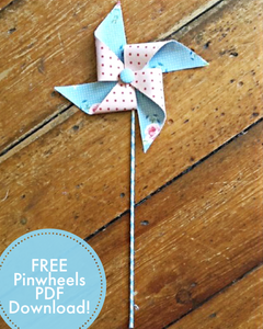 FREE Pretty Pinwheels Pattern and Instructions