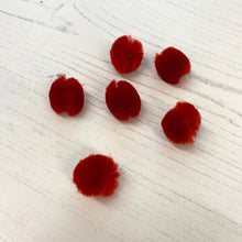 Load image into Gallery viewer, Red Pom Pom - used as gingerbread noses