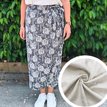 Load image into Gallery viewer, Wrap Skirt Kit (sizes 10-28) linen viscose mix - more colour options available