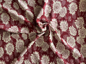 Sunflower Rust - Dressmaking Fabric