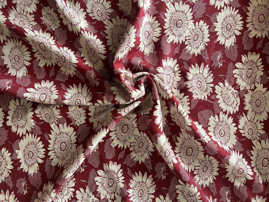 Sunflower Rust - Dressmaking Fabric
