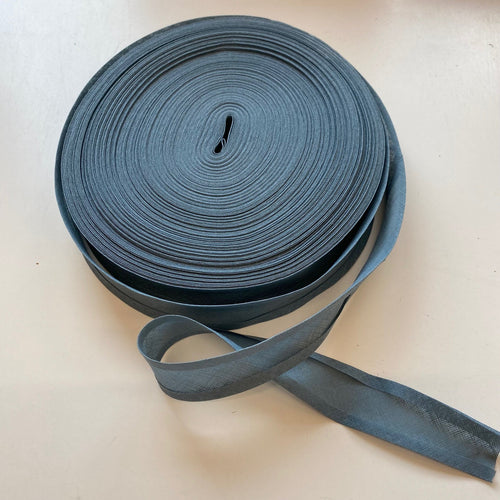 Grey Bias Binding - 20mtr roll
