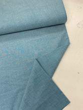 Load image into Gallery viewer, Duck-egg linen look fabric (wide) - 1/2 mtr