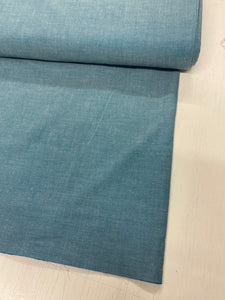 Duck-egg linen look fabric (wide) - 1/2 mtr