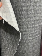 Load image into Gallery viewer, Fabric Remnant - Grey Quilted Jersey - 140cms