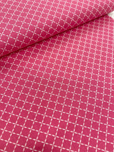 Load image into Gallery viewer, Trellis cotton fabric - 1/2 mtr - more colour options available