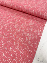 Load image into Gallery viewer, Pink tiny irregular dot cotton fabric - 1/2 mtr