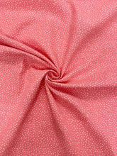 Load image into Gallery viewer, Pink tiny irregular dot cotton fabric - 1/2 mtr