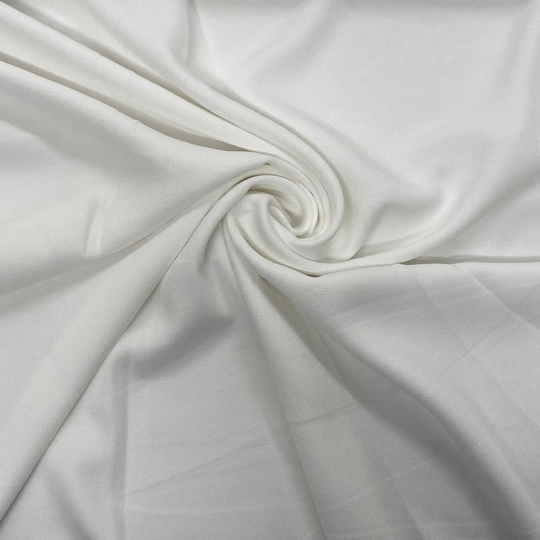 Fabric Remnant - off-white crepe - 115cms