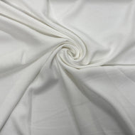 Fabric Remnant - off-white crepe - 115cms