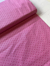 Load image into Gallery viewer, Pink and red pin spot fabric - 1/2 mtr