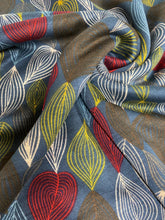 Load image into Gallery viewer, Simple Jersey Top Kit - Blue/teal leaves