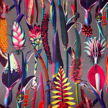 Load image into Gallery viewer, Fabric Remnant - Gliding Birds Viscose - 50cms
