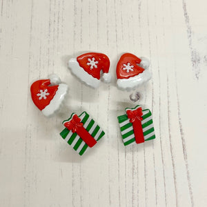 Christmas buttons - set of 5