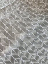Load image into Gallery viewer, Light grey geometric cotton fabric (wide) - 1/2 mtr