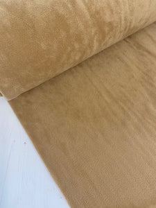 Gingerbread Fleece Fabric - 1/2mtr