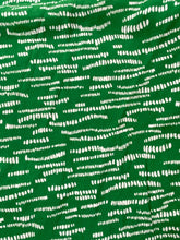 Load image into Gallery viewer, Green dashes viscose - 1/2mtr