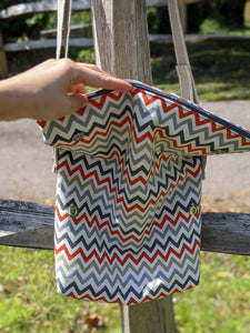 Slouch Cross Body Zip Bag sewing pattern