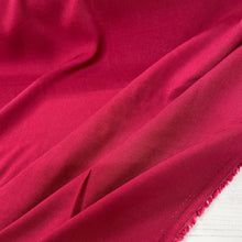 Load image into Gallery viewer, Plain claret red viscose fabric - 1/2mtr