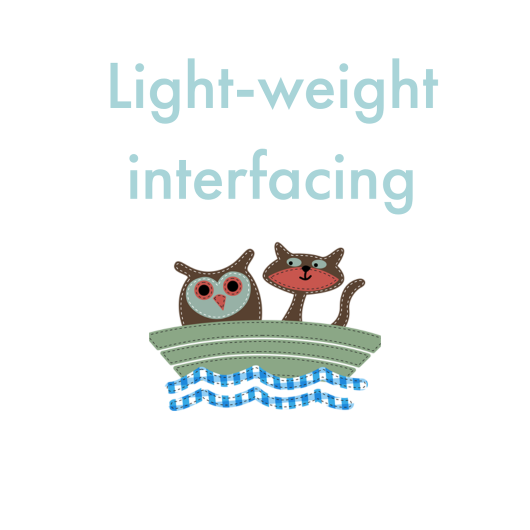 Interfacing Light-weight Iron-on - 1mtr