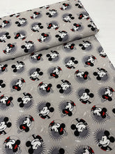 Load image into Gallery viewer, Classic Mickey Mouse Cotton Fabric 1/2m