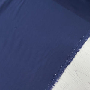 Plain navy viscose fabric - 1/2mtr