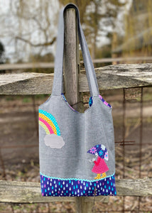 Rainbow Shopper Bag Sewing Pattern