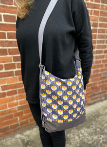 three way bag sewing pattern across body, shoulder and rucksack style