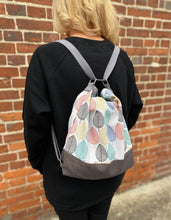 Load image into Gallery viewer, three way bag sewing pattern across body, shoulder and rucksack style