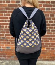 Load image into Gallery viewer, three way bag sewing pattern across body, shoulder and rucksack style