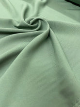 Load image into Gallery viewer, Plain sage green viscose fabric - 1/2mtr
