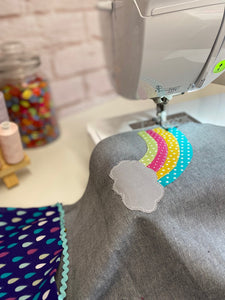 Rainbow Shopper Bag Sewing Pattern