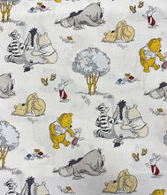 Load image into Gallery viewer, Winnie the Pooh Classic White Cotton Fabric 1/2m